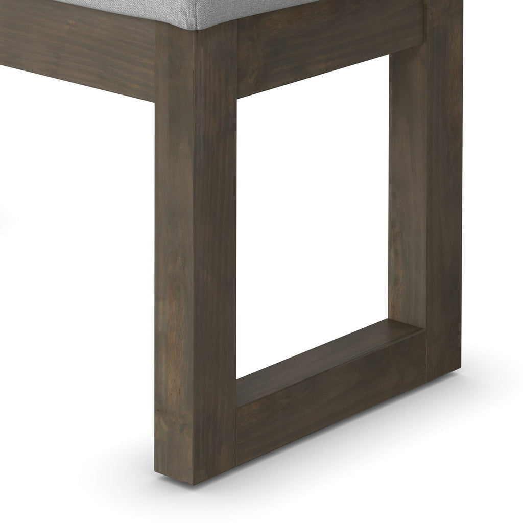 Milltown - Small Ottoman Bench - Stone Gray