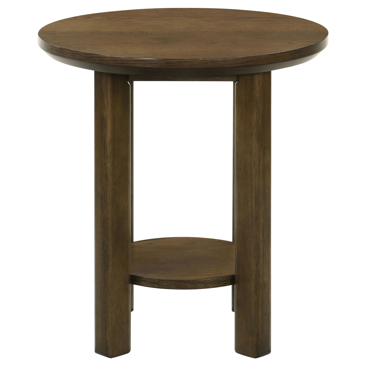 Crispin - Round Table With Lower Shelf