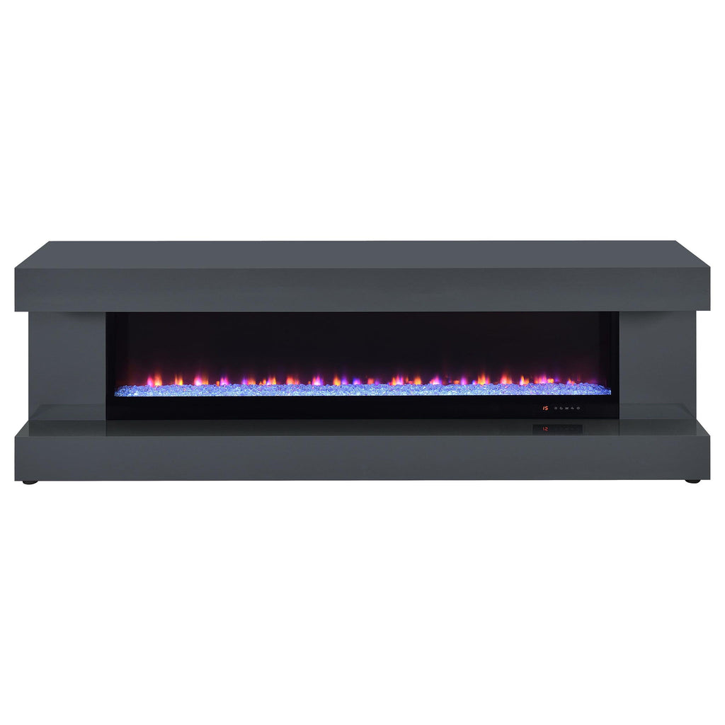 TV Stand Fireplace Console With Bluetooth Speaker