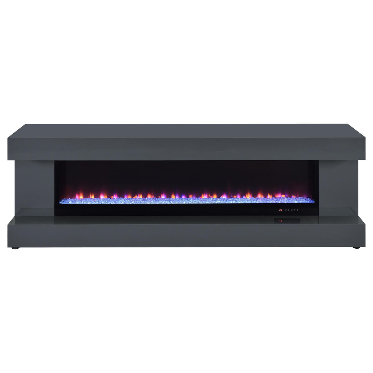 TV Stand Fireplace Console With Bluetooth Speaker