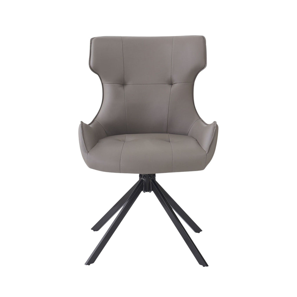 Damita - Side Chair With Swivel (Set of 2) - Camel