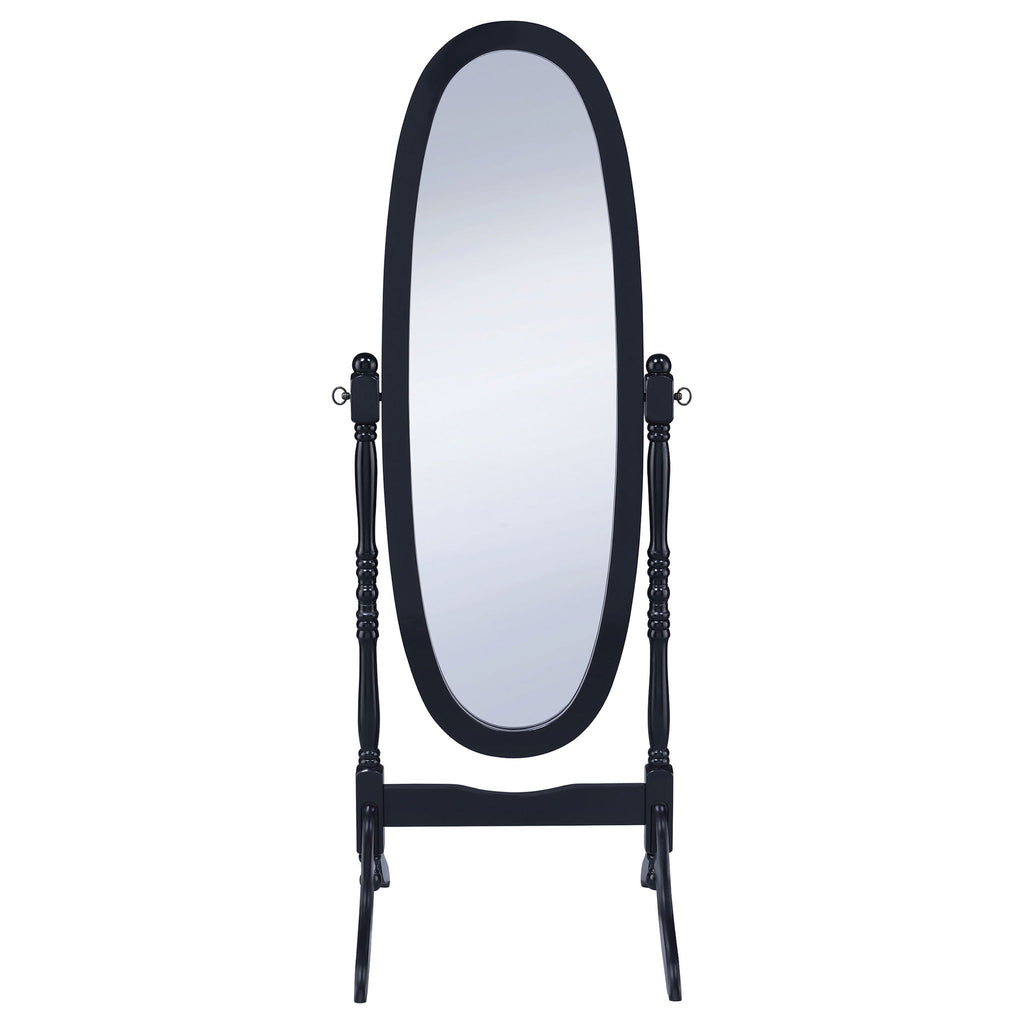 Dunne - Cheval Mirror With Oval Frame