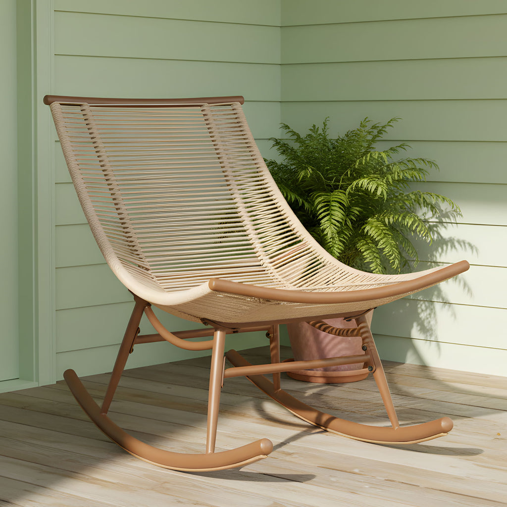 Outdoor Rocking Chair - Beige