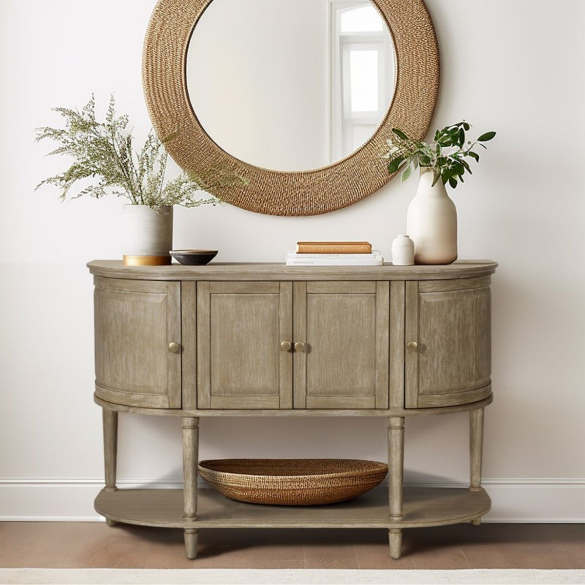Bedford - Accent Cabinet With Lower Shelf - Natural