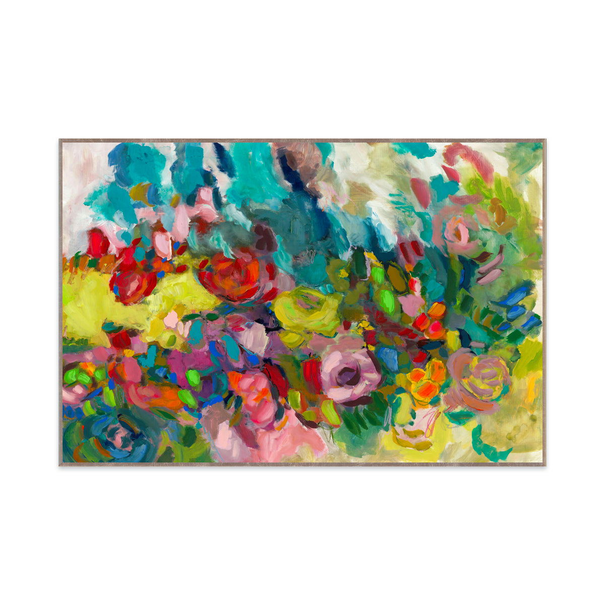 Ground Breaking - 30" x 40" Painting By Buddy Whitlock - Champagne