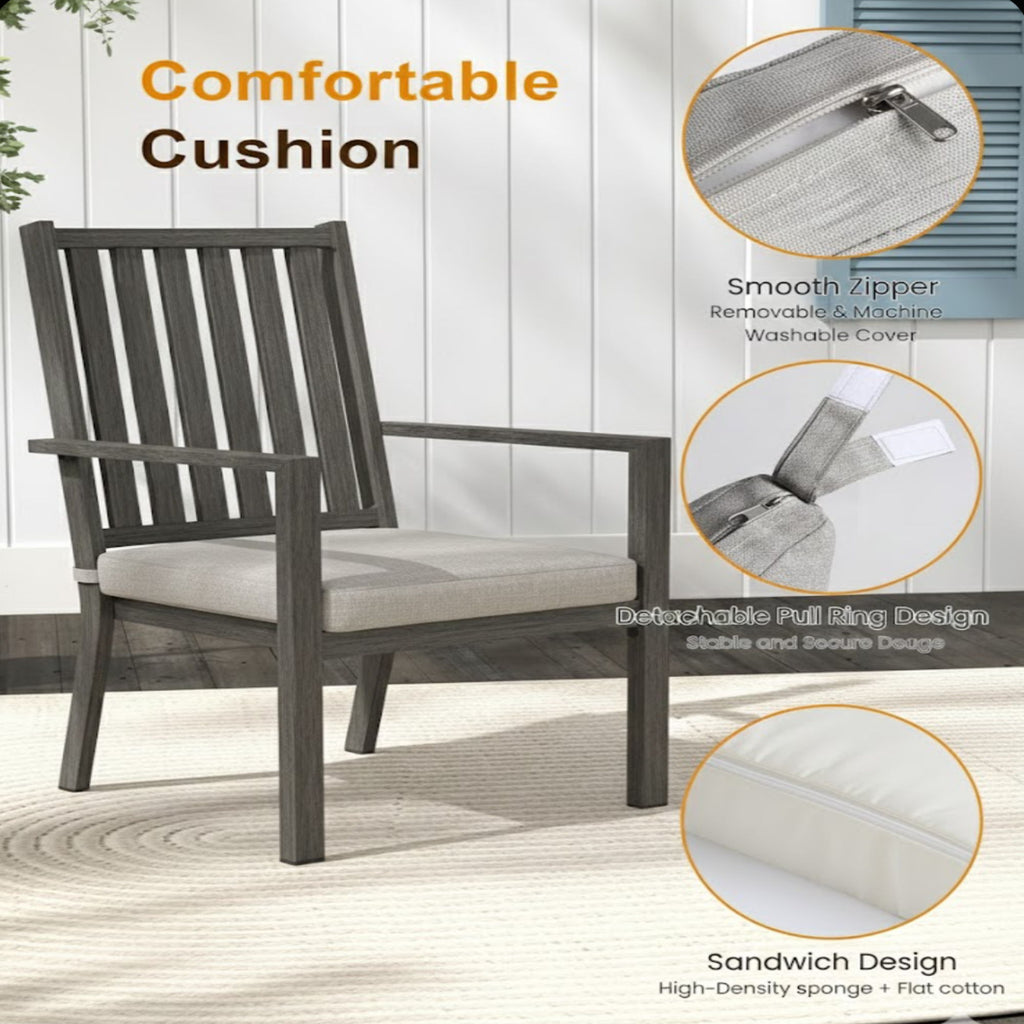 Patio Dining Chairs With Thick Cushions