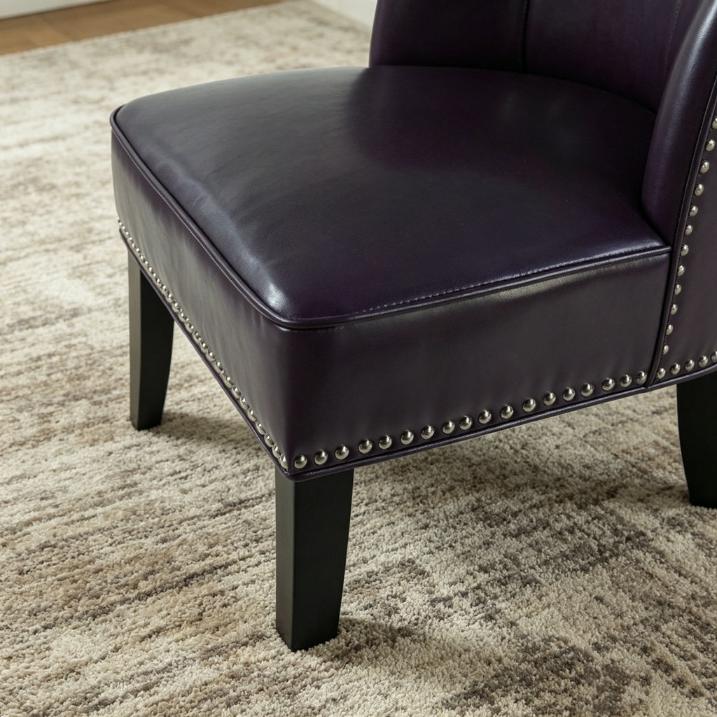 Accent Chair For Living Room - Purple