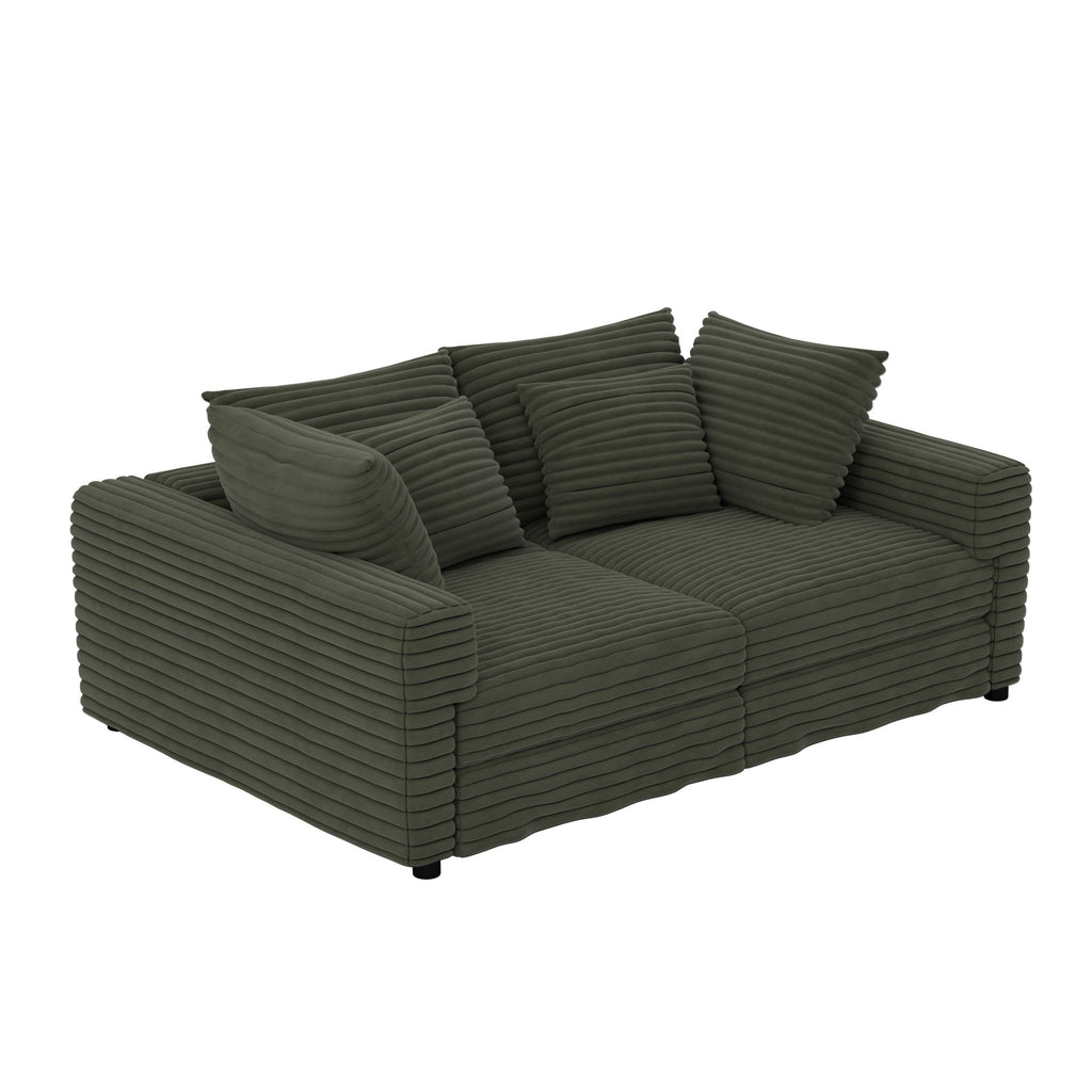 4 Seat Sofa, Deep Seat Couches With Soft Pillows