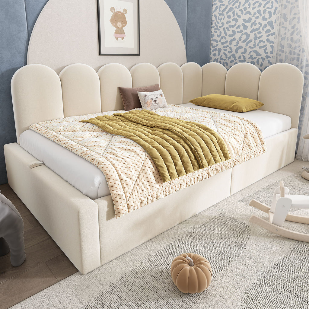 Upholstered Daybed With Hydraulic Storage