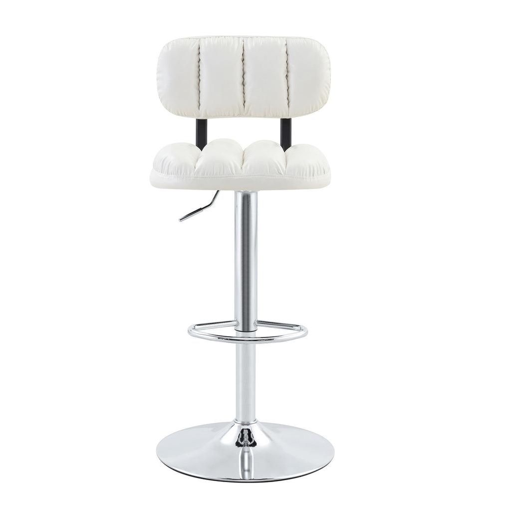 Adjustable Height Bar Stools With Footrest For Kitchen Island (Set of 2)