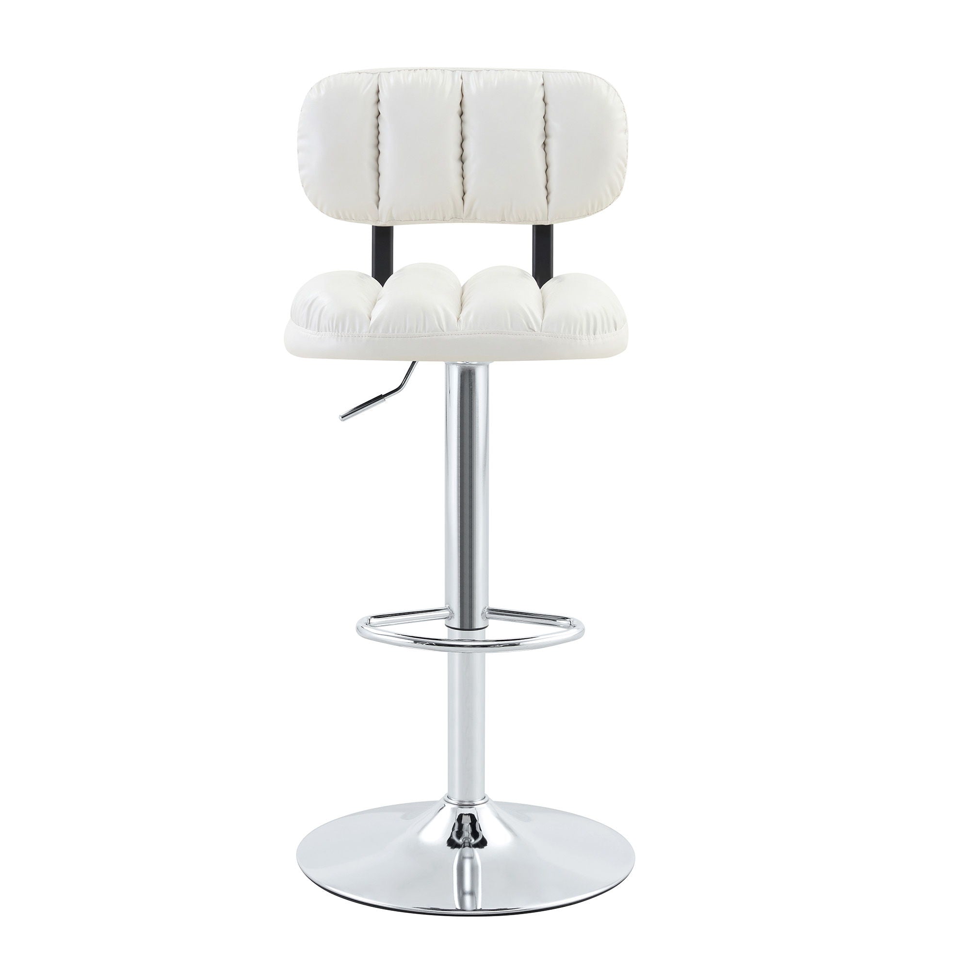 Adjustable Height Bar Stools With Footrest For Kitchen Island (Set of 2)