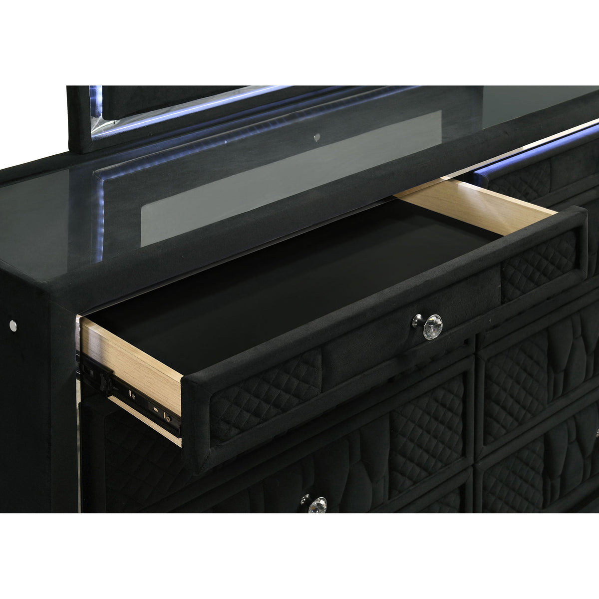 Mika - 8 Drawer LED Dresser