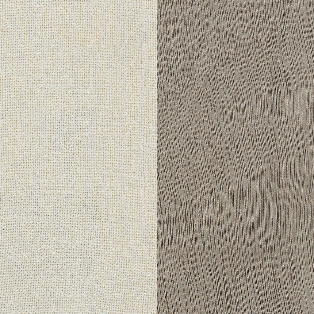 Upholstered Dining Chair With Rolled Edge Seat Back (Set of 2) - Beige