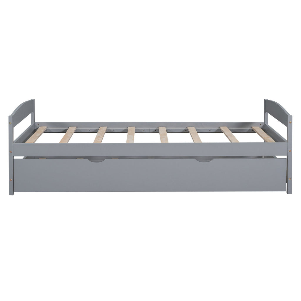 Platform Bed With Trundle