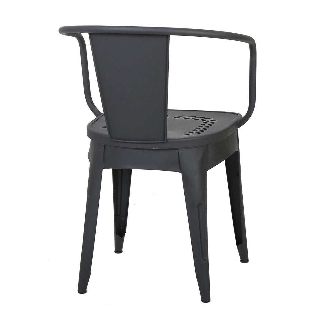Ambrosia - 3 Piece Bistro Set With Leaf Motifs Top And Seat
