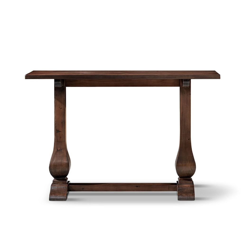 Whitmore - Trestle Console Table - Dark Brown
