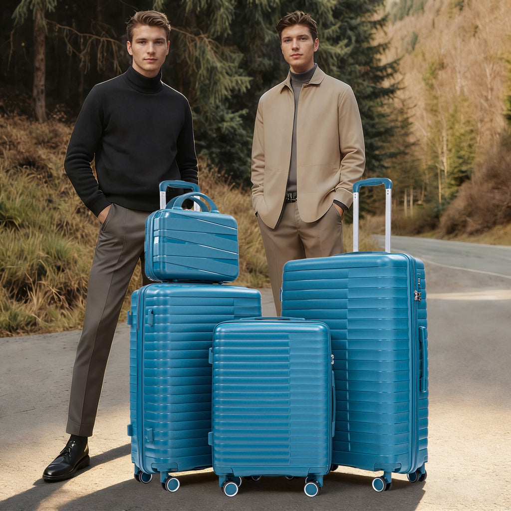4 Piece Luggage Set, Combination Lock