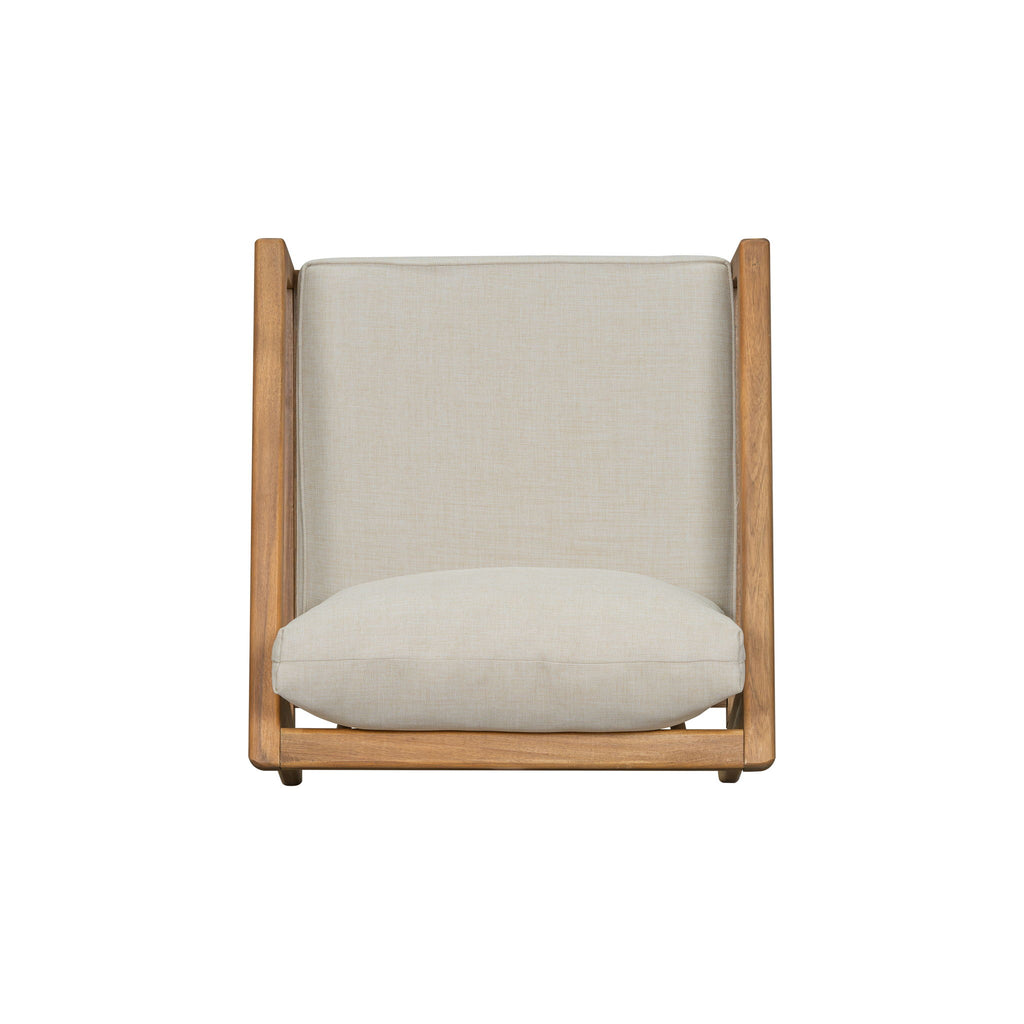 Westin - Outdoor Acacia Wood 4 Pieces Chat Set - Teak / Beige