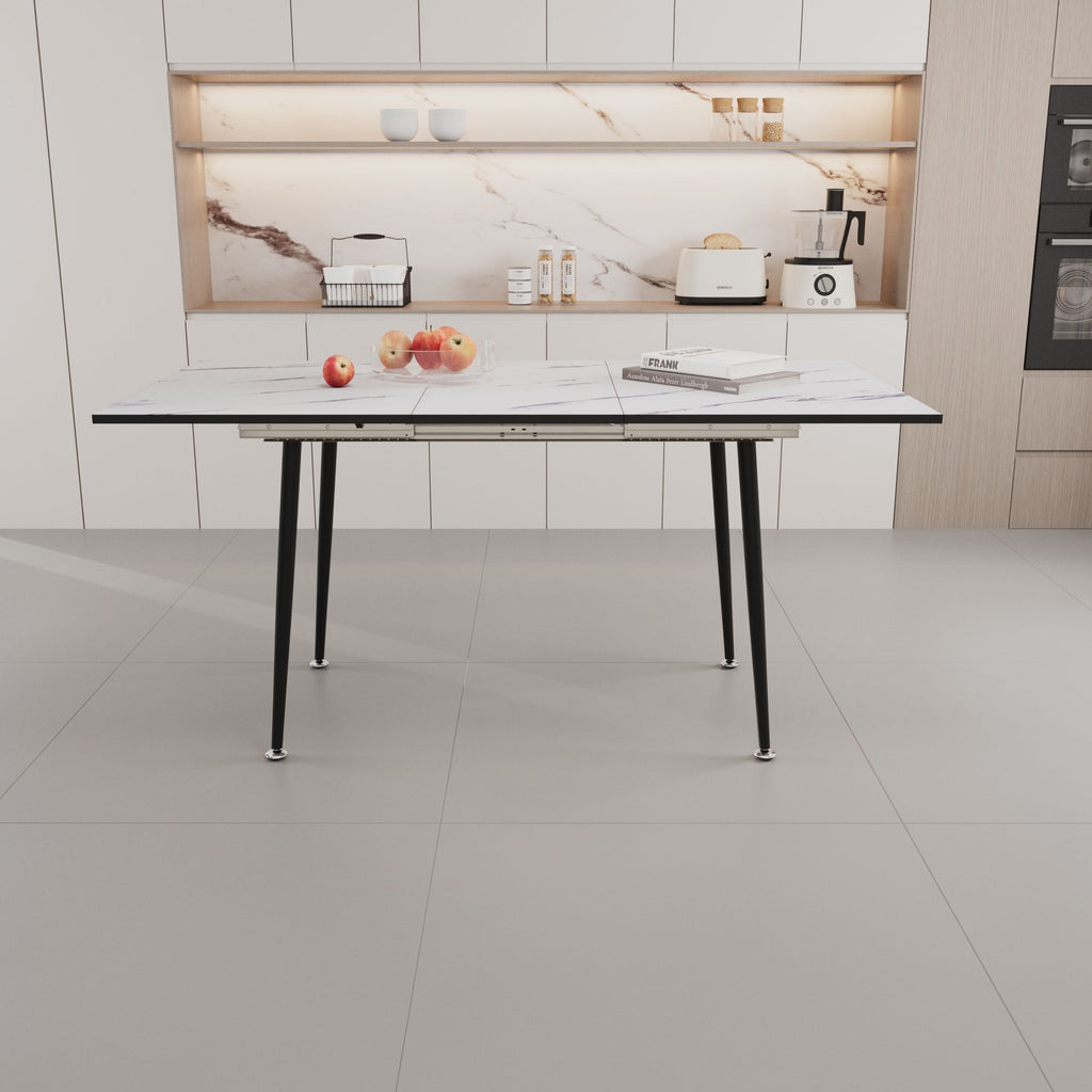 Modern Extendable Dining Table And Chair Set