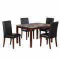 Dining Table With 4 Upholstered Side Chairs
