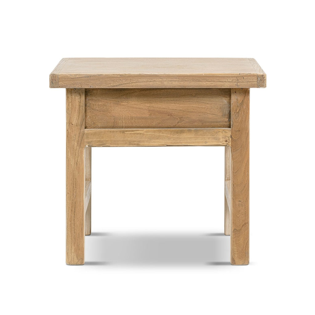 Rowan - Side Table With Drawer - Light Brown