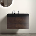 Alice - Bathroom Vanity Wall Mounted With Sink, Large Storage