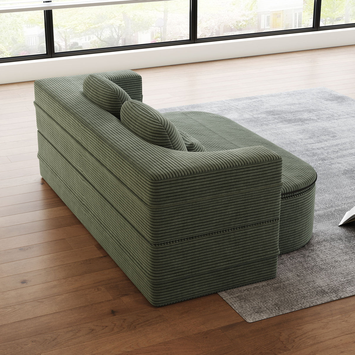 2 In 1 Foldable Sofa Bed With Multi Functional Blanket