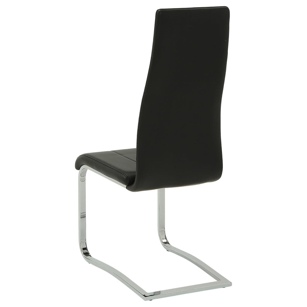High Back Side Chairs Dining Chairs With Padded Upholstery (Set of 4)