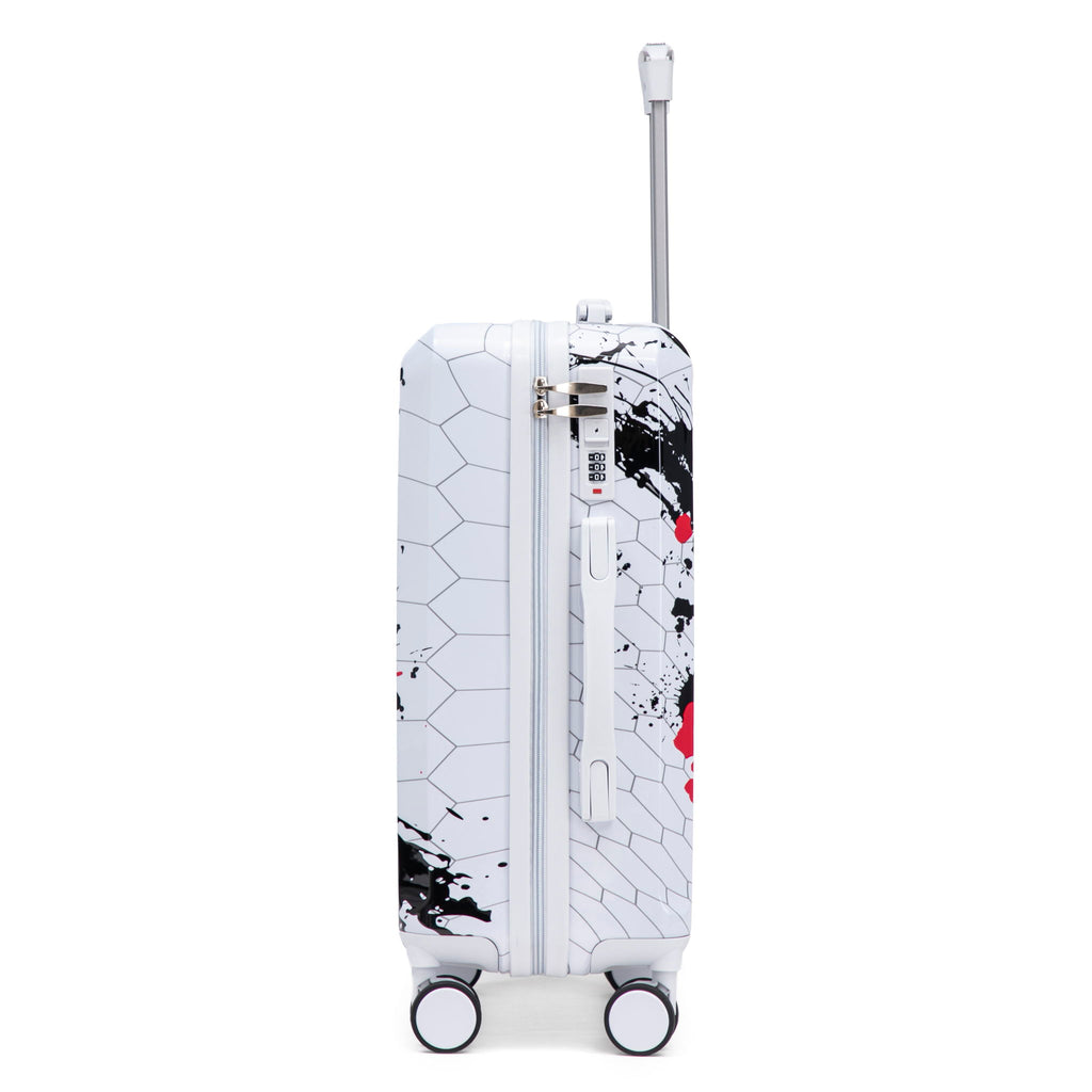 Luggage With Combination Lock, Lightweight Carry-On Suitcase