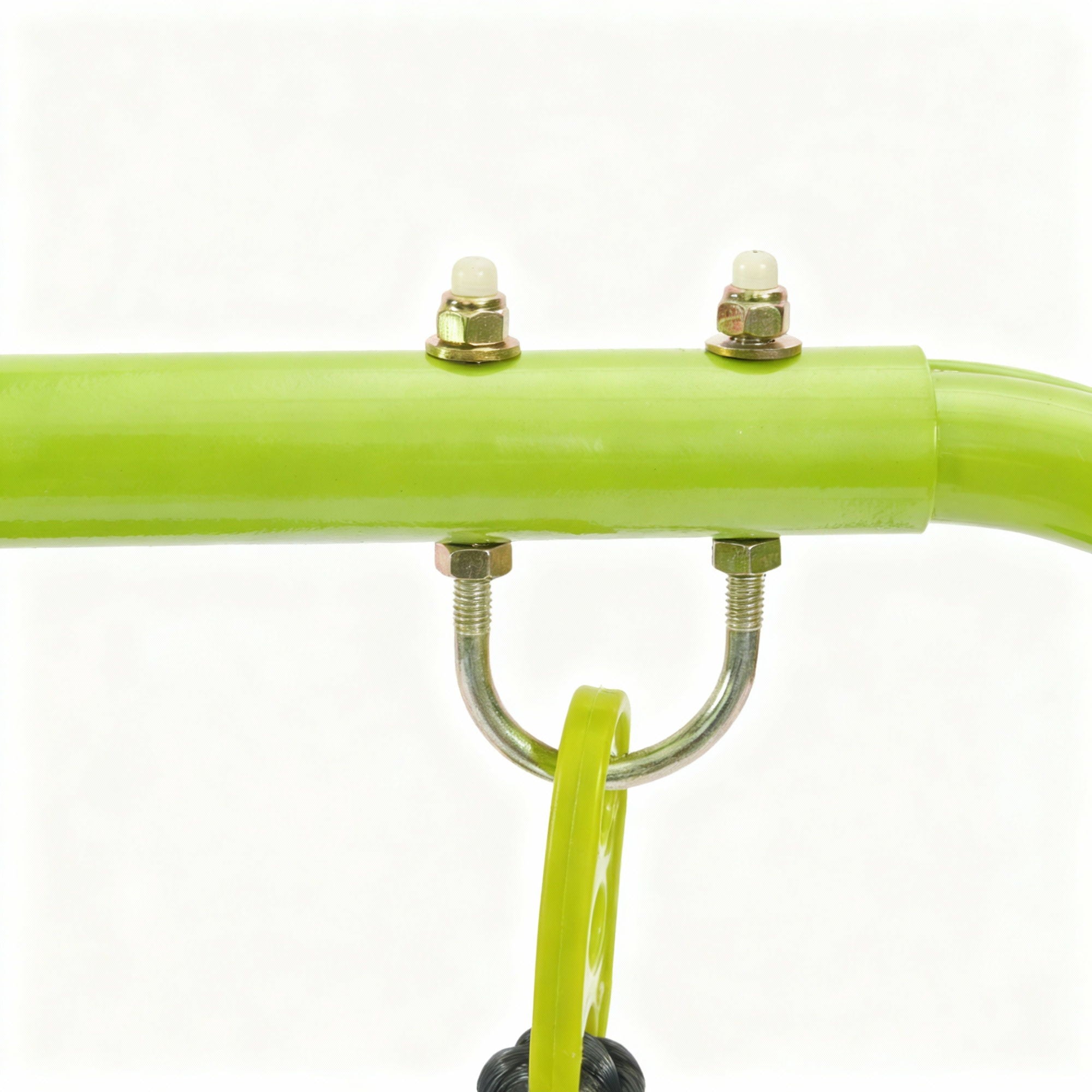 Xns001 - Baby Swing With Safety Seat Indoor / Outdoor - Black / Green