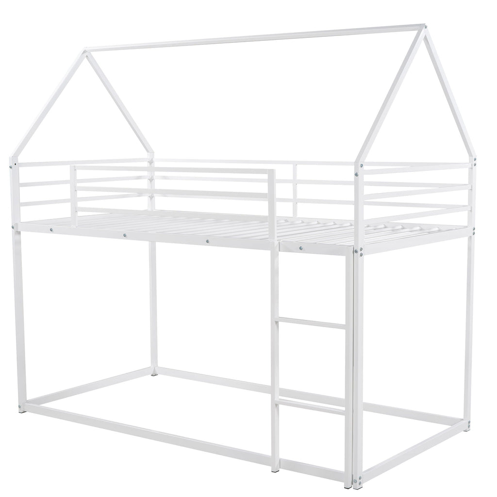 House Bunk Bed With Built In Ladder