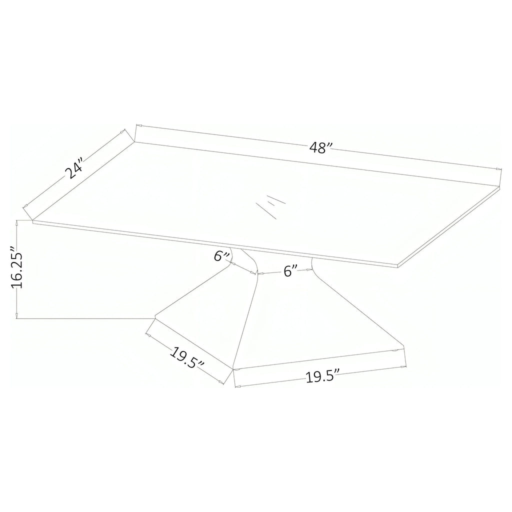 Exeter - Table With Glass Top
