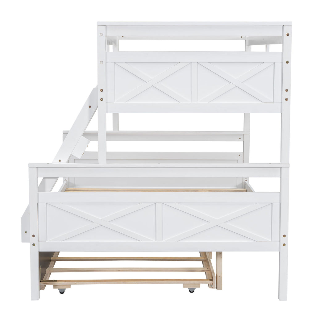 Bunk Bed & Ladder And Safety Guardrail