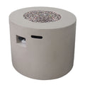 Round Iron Fire Pit With 40, 000 Btu