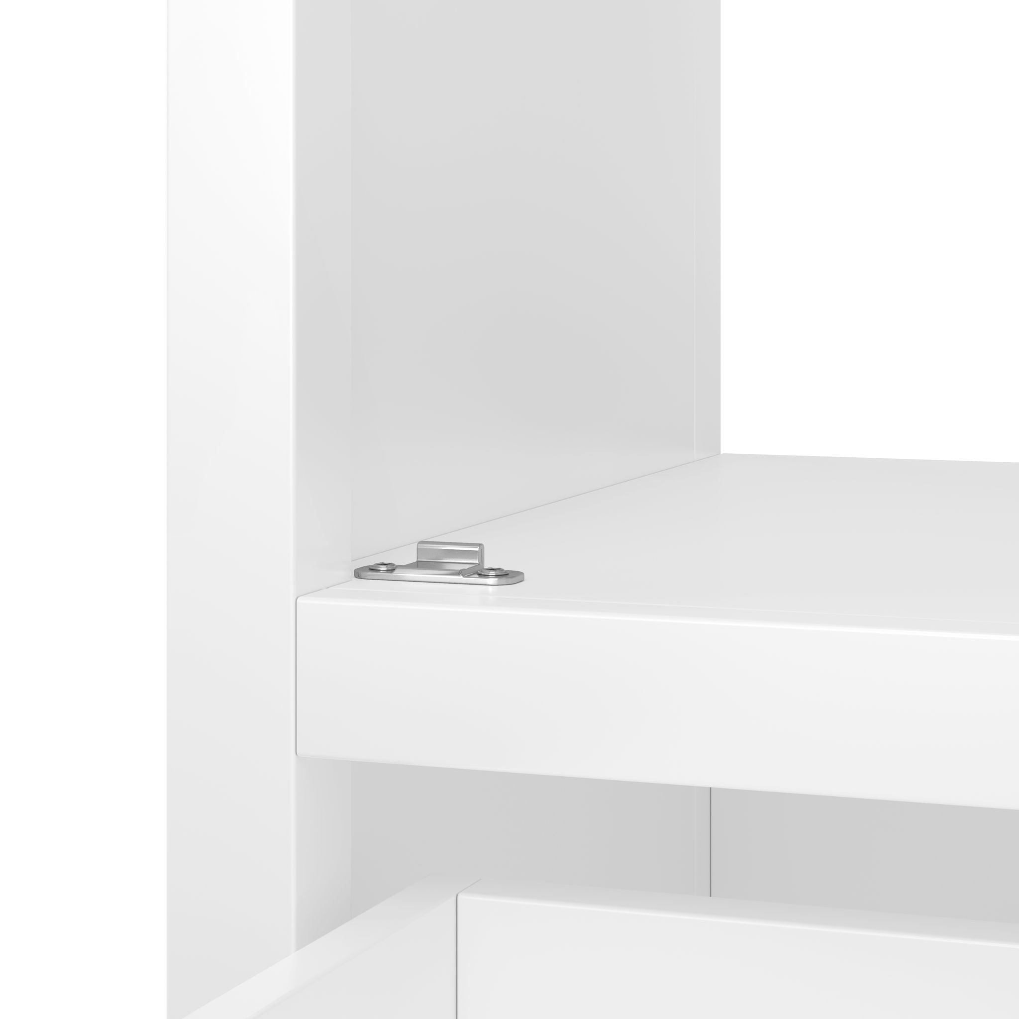 Bathroom Vanity With Sink, Adjustable Feet, 1 Drawer And Door Shelf Storage - White