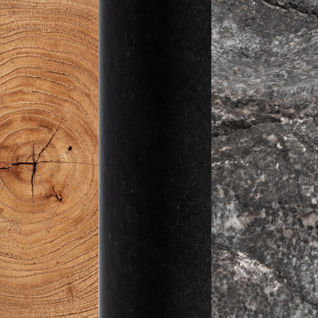 Linden - End Table - Natural / Black