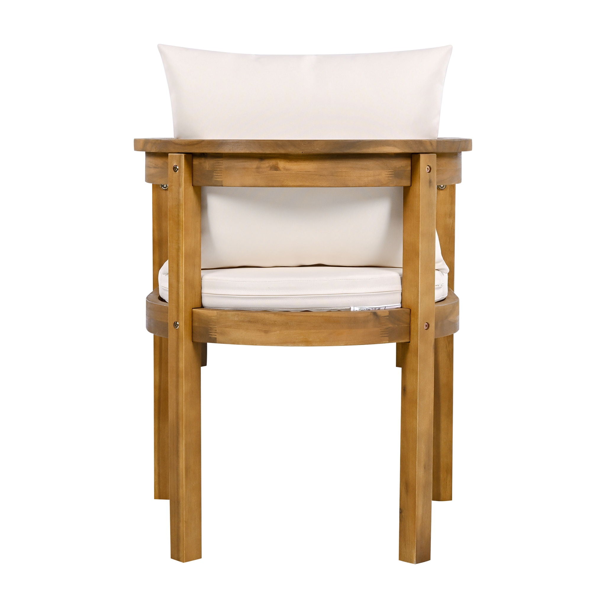 Abaco - Outdoor Acacia Wood Dining Chair (Set of 2) - Beige