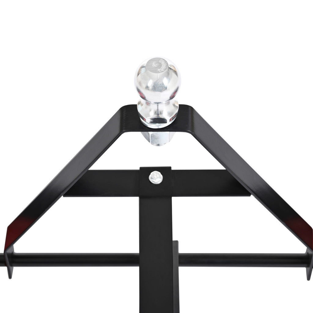 Heavy Duty Trailer Dolly With 2" Ball 1000 Lb Capacity For Easy Mobility - Black