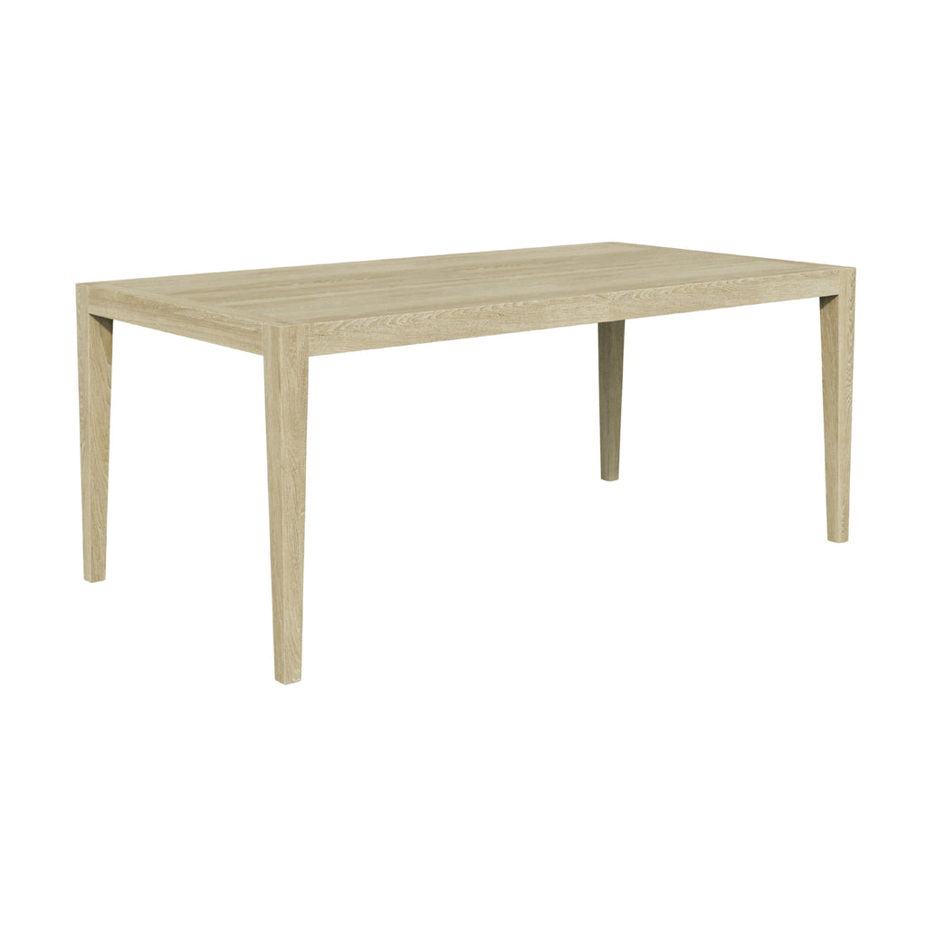 Adeline - Rectangular Dining Table With Leaves - Natural Wood Wash