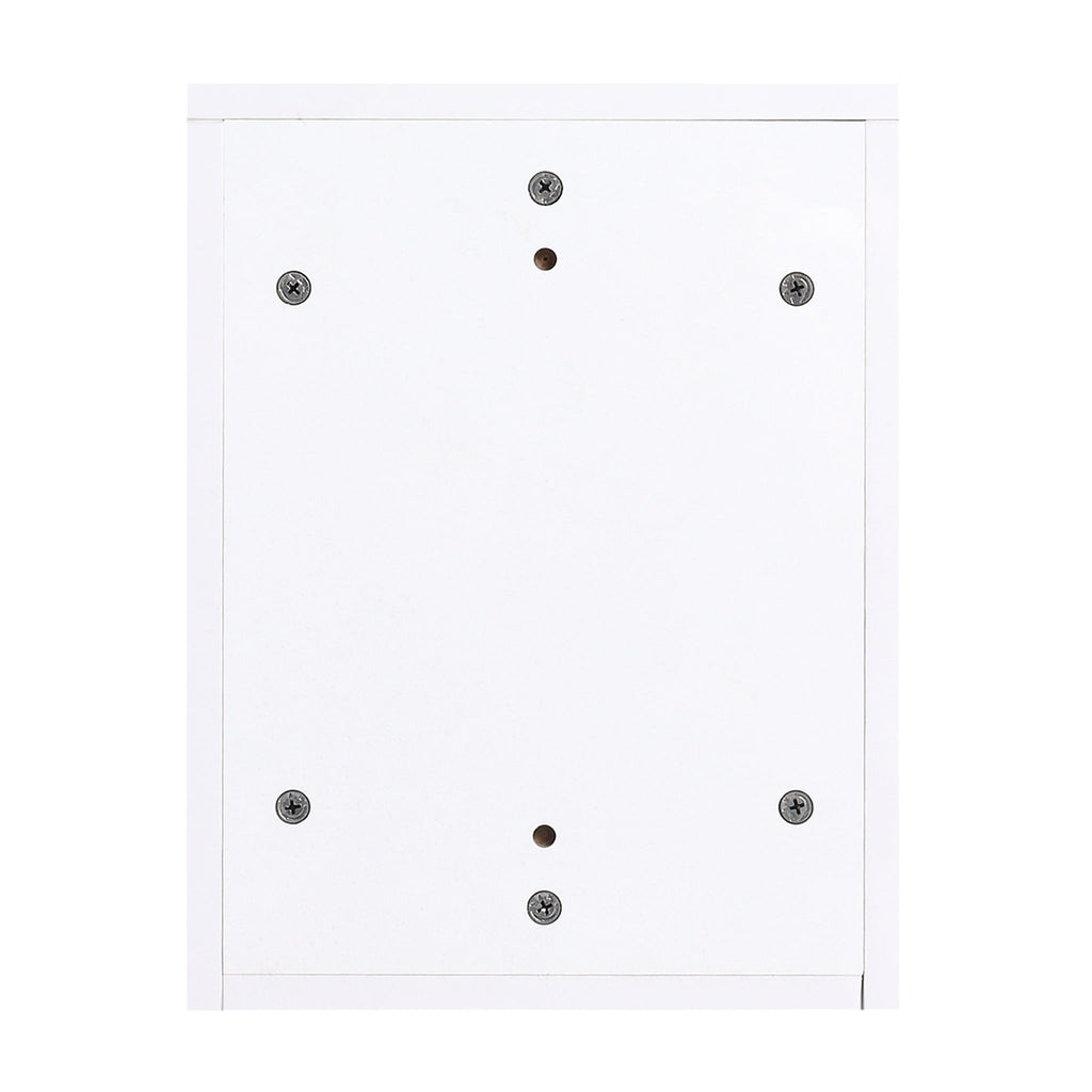 Wall Mounted Bathroom Vanity With Sink, Cabinet & Half Door