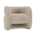 Teddy - Plush Accent Chair - Beige