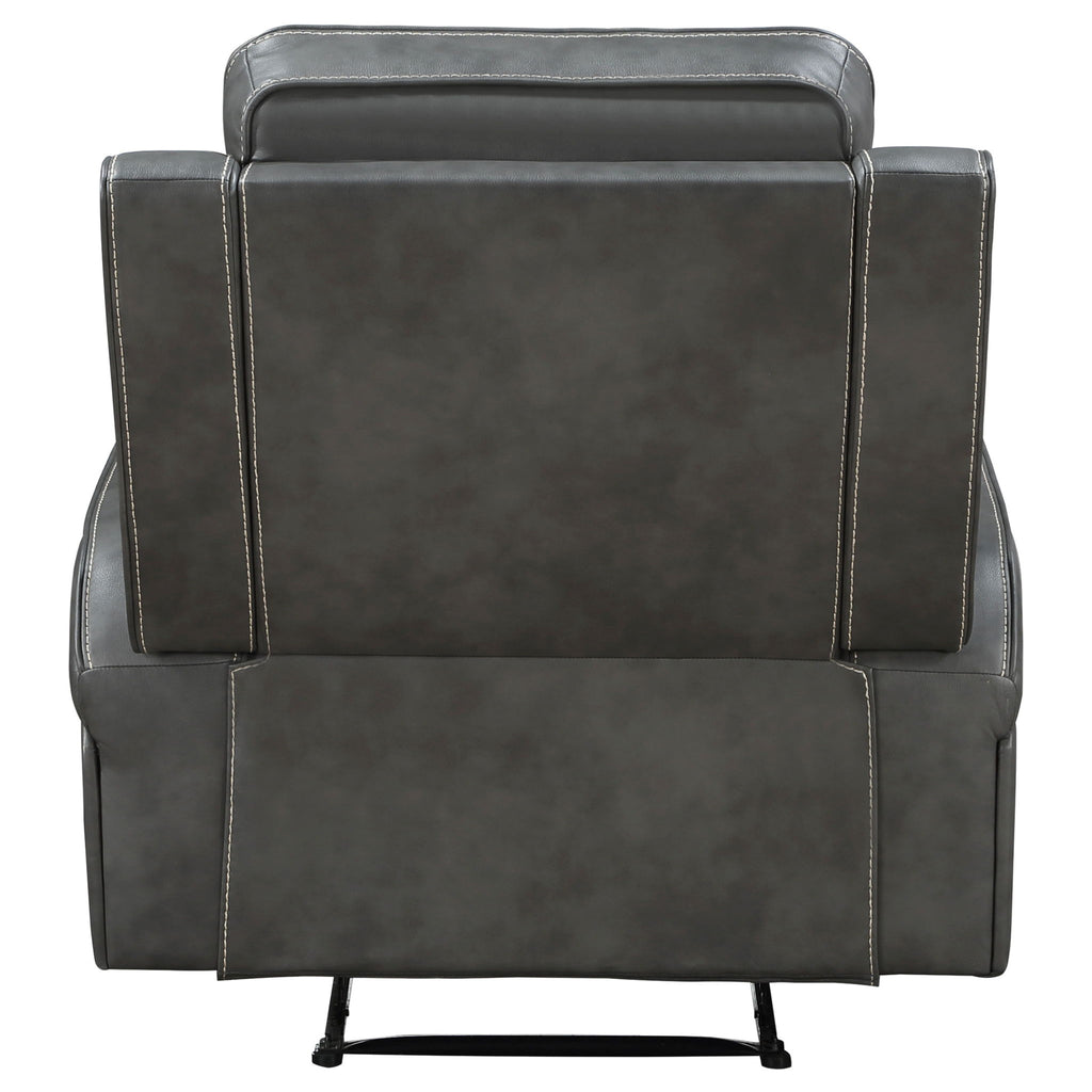 Forrest - Recliner Chair With Tufted Upholstery - Gray
