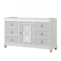 Abigale - 6 Drawer Dresser With LED (Includes Dresser Only, Mirror Not Included) - White