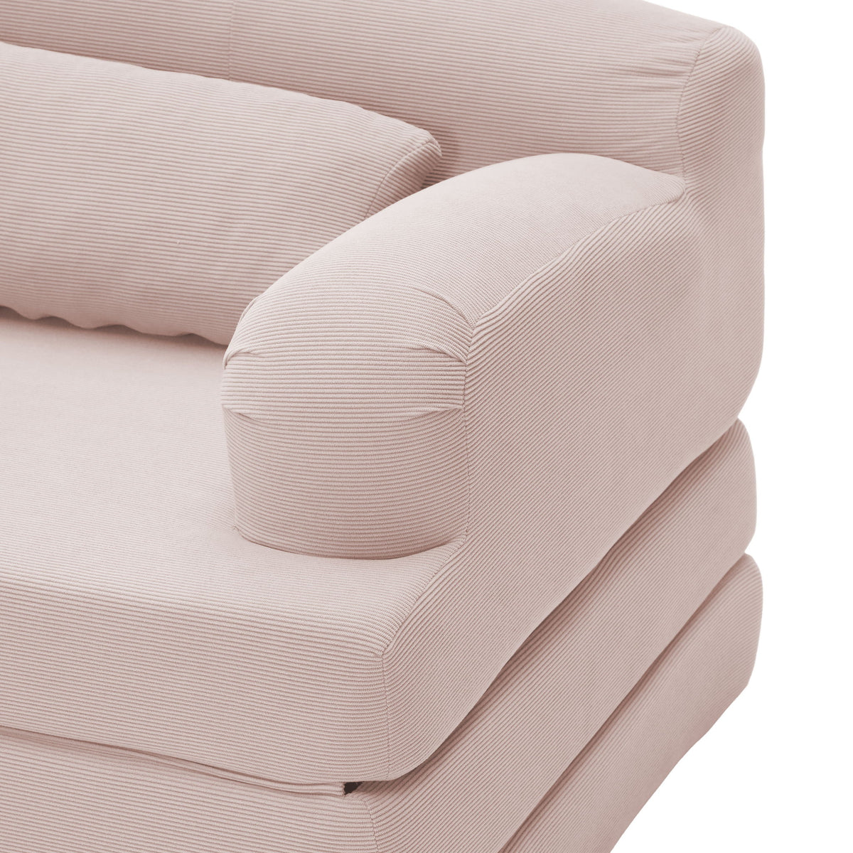 2 Seater Sofa Bed, Compact Foldable Floor Couch