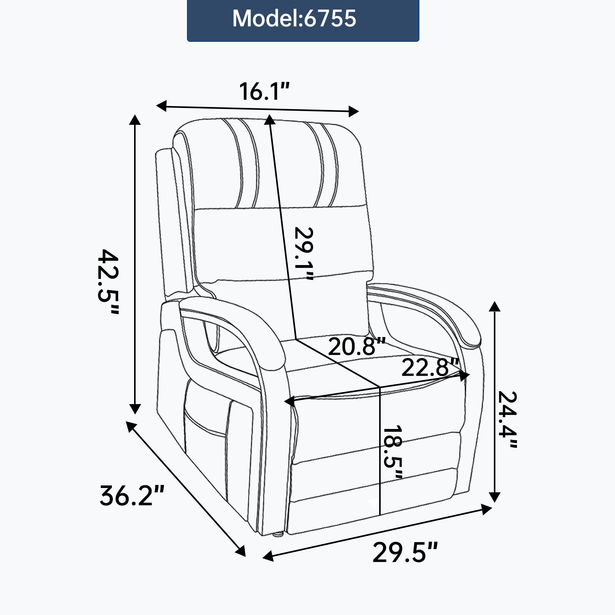 Power Lift Recliner Chair Dual Motor Infinite Position With Heat Massage And Heavy Duty Motion Mechanism - Brown