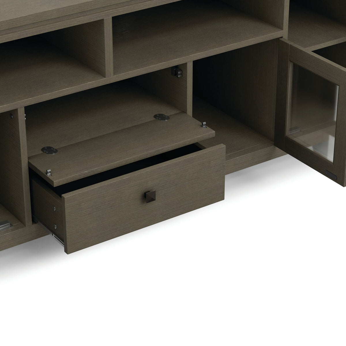 Cosmopolitan - Wide TV Media Stand - Farmhouse Gray