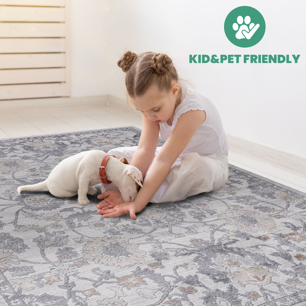 Marfi - 5' X 7' Oriental Area Rug - Sand