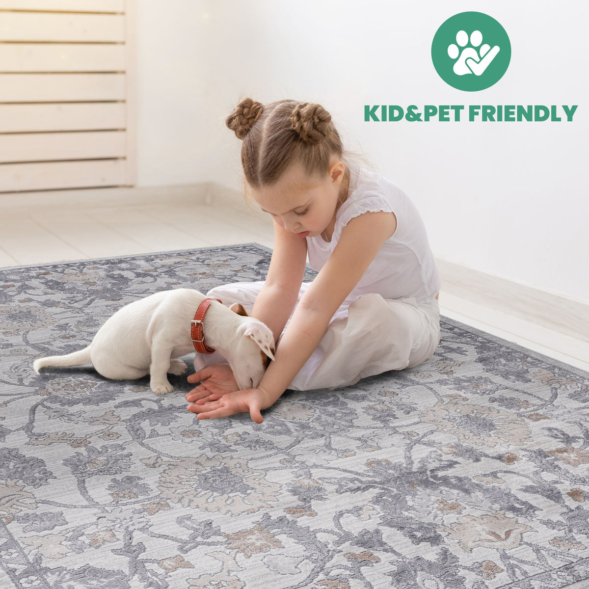 Marfi - 5' X 7' Oriental Area Rug - Sand