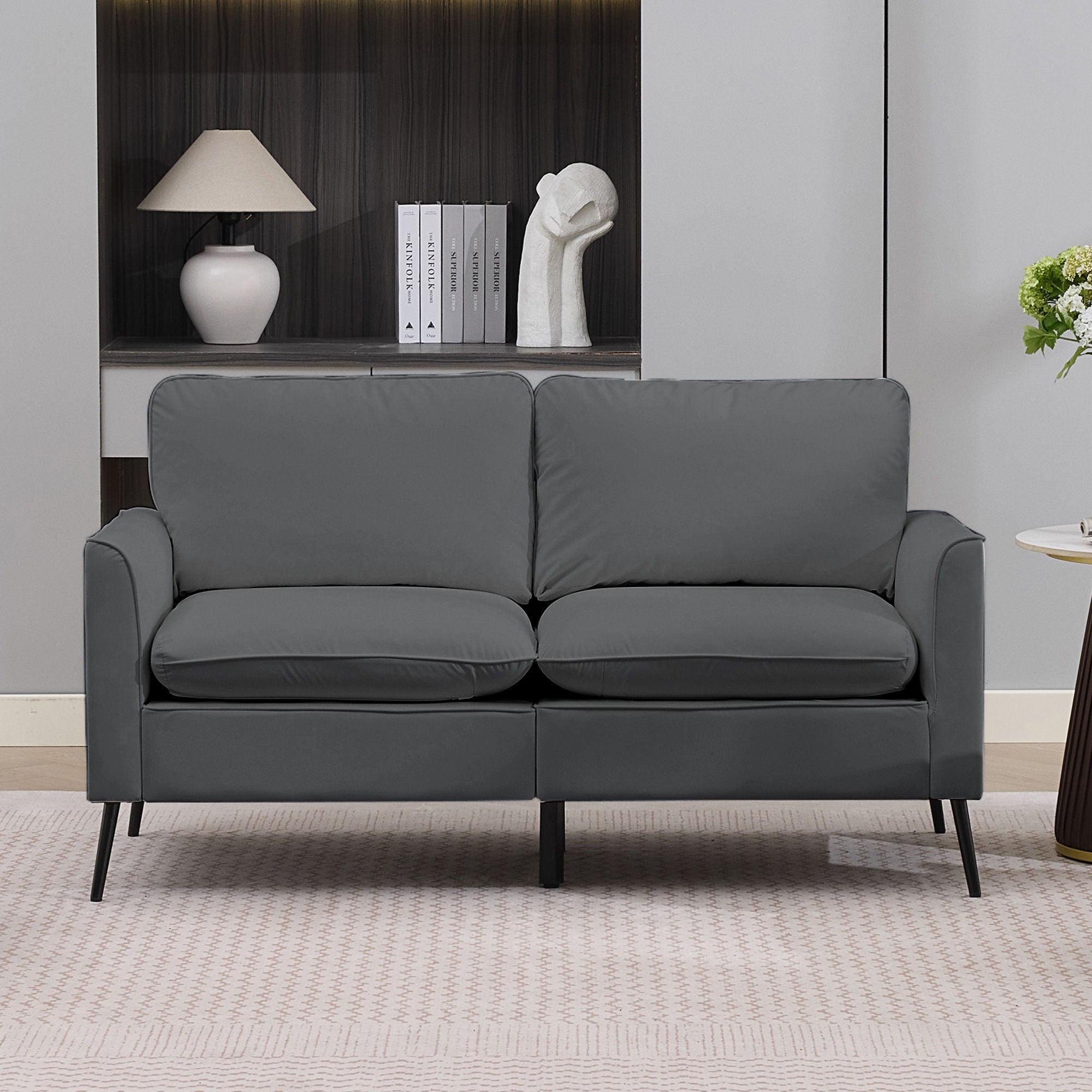 Upholstered Loveseat, For Living Room