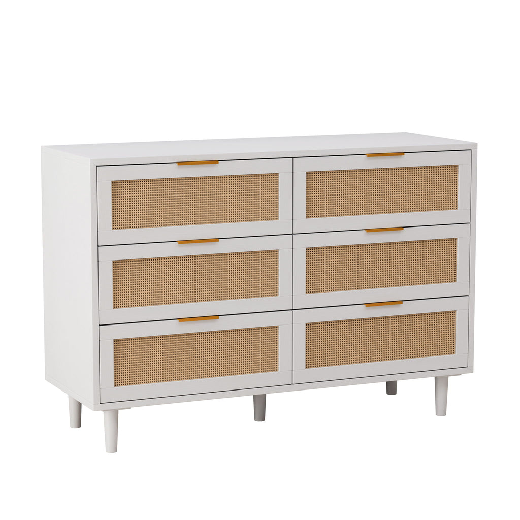 6 Drawer Storage Modern Cabinet For Bedroom
